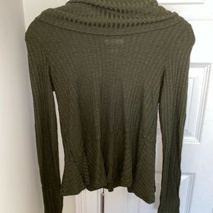 Anthropologie off-the-shoulder women’s sweater